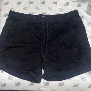 Black athletic shorts